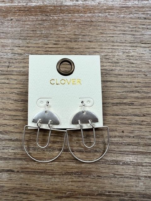 Silver Wire Arch Earrings