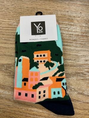 Women's Crew Sock- Oceanside