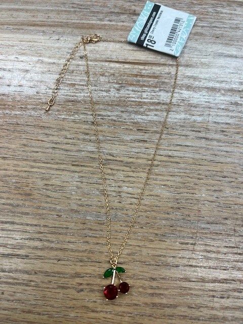 Cherry Crystal Necklace