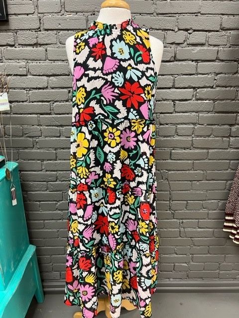 Alana Floral Maxi Dress, Size: Small