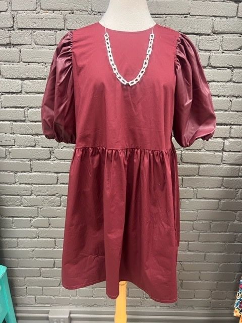 Ren Leather Dress, Size: Small