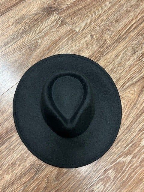 Rebecca Kids Felt Fedora Hat, Color: Black