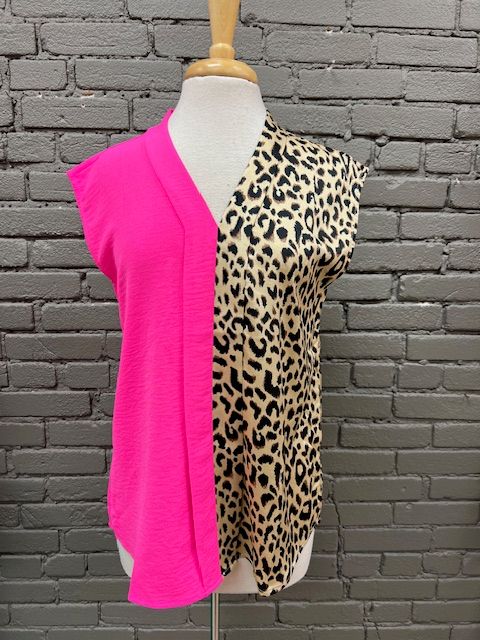 Moxie Leo Colorblock Top