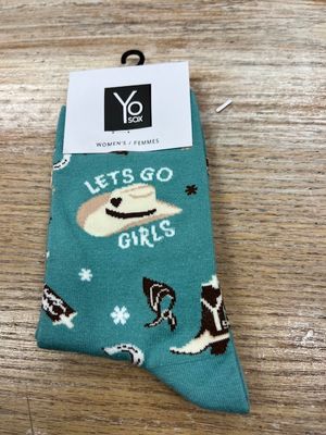 Women's Crew Socks- LetsGoGirls