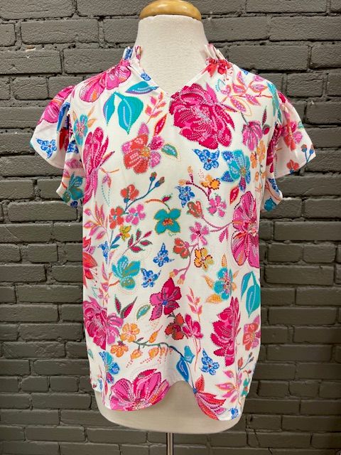 Fern Floral Top