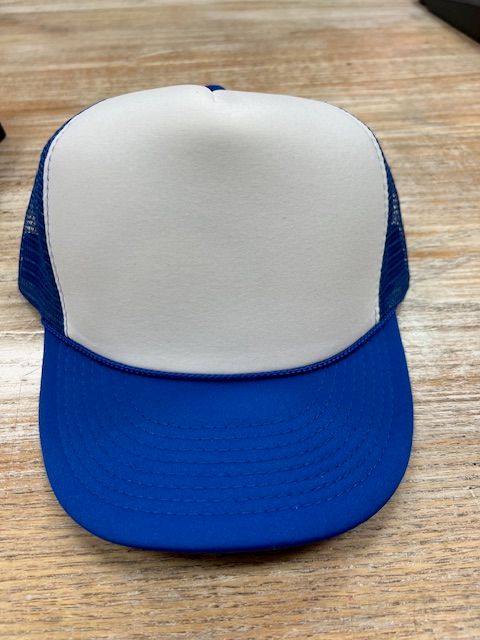Adjustable Trucker Hat- Royal Blue