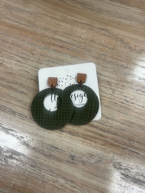 TLD Olives Circle Earrings