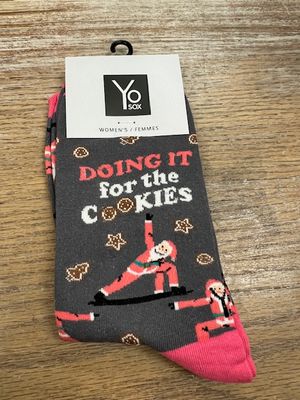 Women's Crew Socks- DoingItForTheCookies