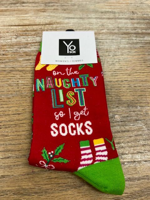 Women&#39;s Crew Socks- Naughty