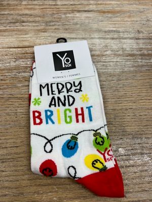 Women's Crew Socks- Lights