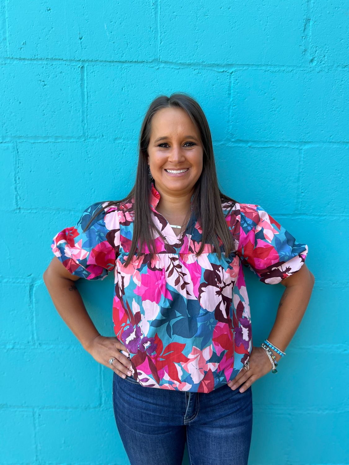 Jocelyn Floral Puff Sleeve Top
