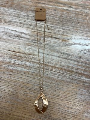 Gold Oval Necklace