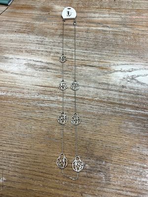 Silver Multi Design Necklace