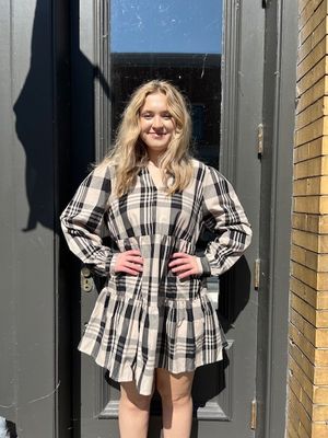 Shannon Tan Plaid Dress