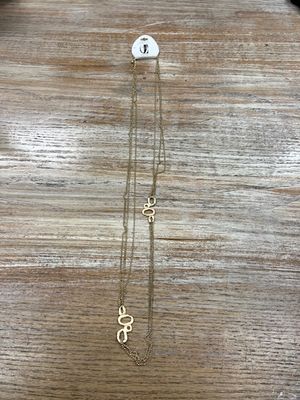Long Gold Multi Chain Necklace