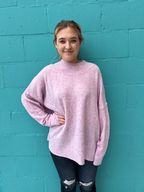 Monica Crewneck Sweater- One Size