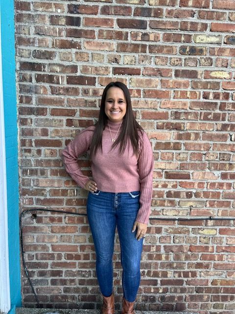 Taylor Crop Mock Blush Sweater