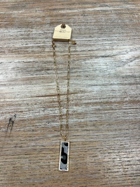 Gold Necklace Leopard Pendant Necklace