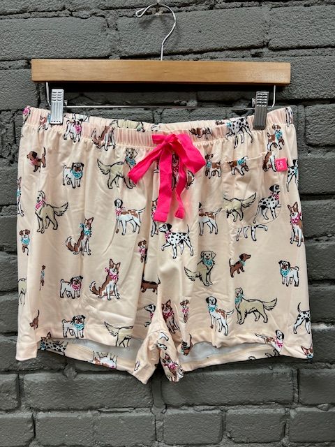 Cute Pups PJ Shorts In A Bag
