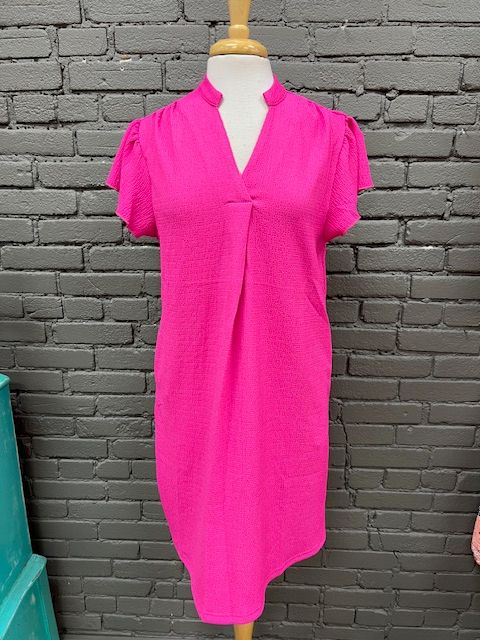 Nicole Hot Pink Dress