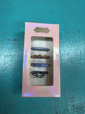 Bright layering ring sets