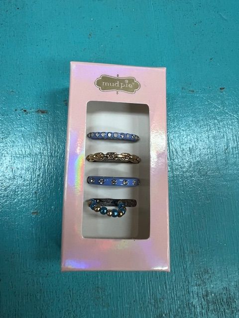 Bright layering ring sets