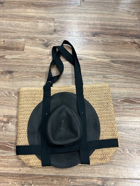 Hat &amp; tote set black