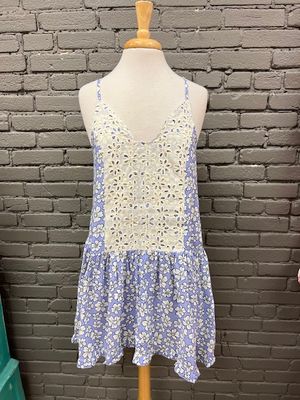 Parker Floral Eyelet Ruffle Dress