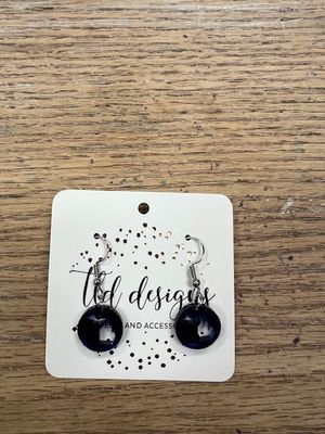 TLD Michigan Navy Acrylic Earrings