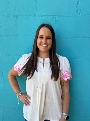 Norma Cream Pleated Embroid Top