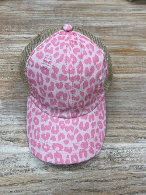 Distressed Baseball Cap Mesh Back