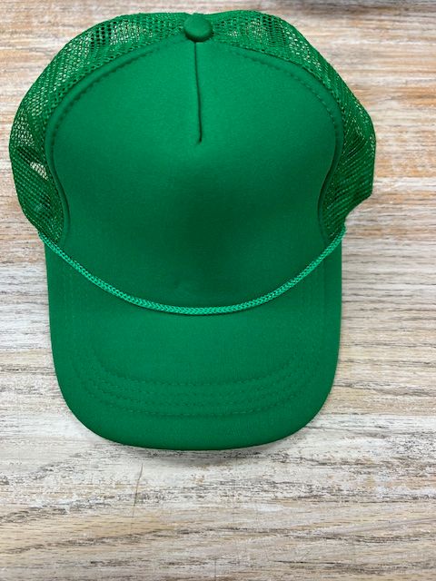 Adjustable Trucker Hat- Green