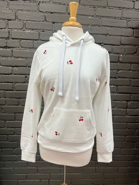 Christy Fleece Cherry Hoodie