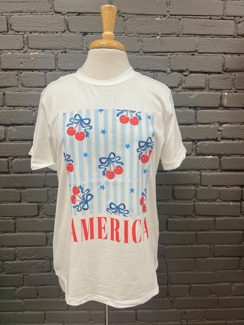 Jane Cherry America Graphic Tee