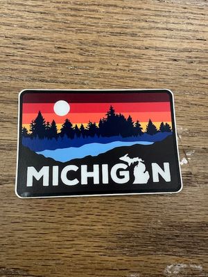 Michigan Sticker- Michigan Lake