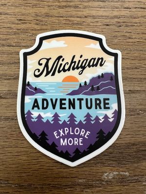Michigan Sticker- Adventure