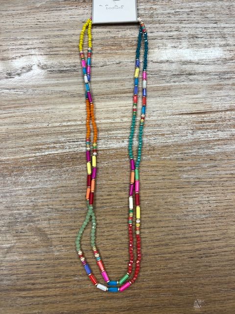 Multi Colored Beaded Necklace