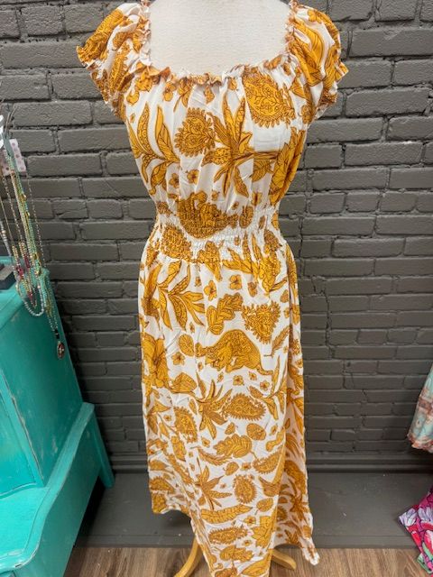 Eloise Smock Floral Maxi Dress