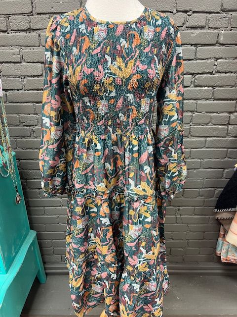 Shaffer Print Maxi Dress