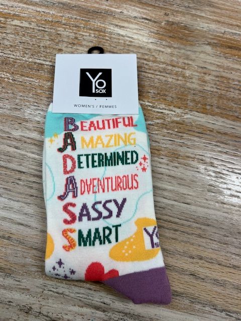 Women&#39;s Crew Socks- Badass