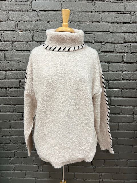 Fallon Contrast Stitch Sweater