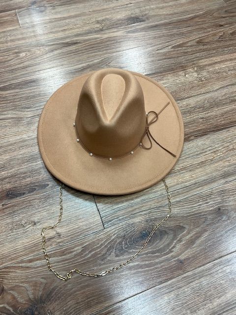 Chain Pearl Fedora