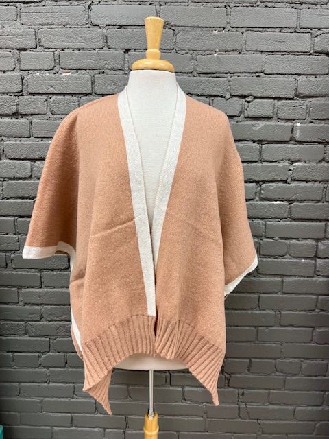 Bringham Reversible Poncho- OneSize