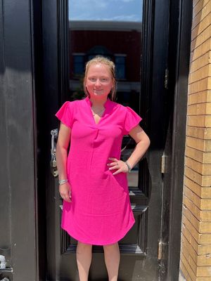 Nicole Hot Pink Dress