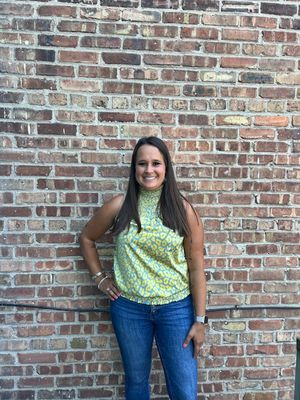 Delta Leopard High Neck Tank