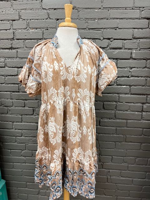 Joyce Boho Flora Tiered Dress