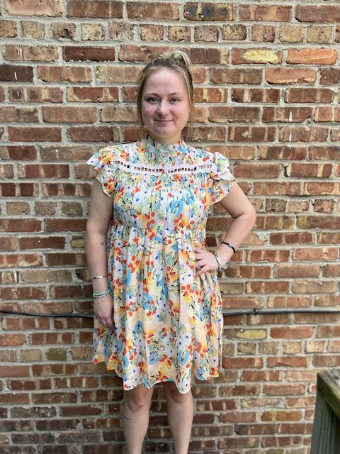 Petra Floral Smocked Babydoll Dress