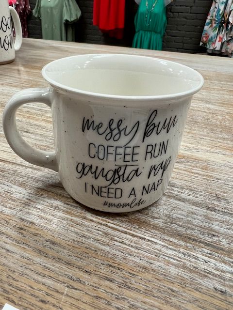 Messy Bun Coffee Mug
