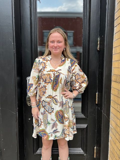 Tillie Floral Puff Sleeve Dress