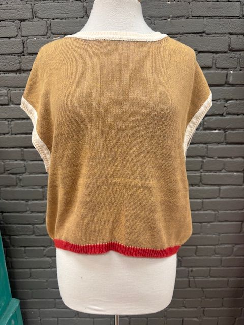 Alexis Ribbed Sleeveless Sweater